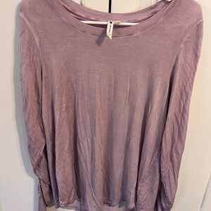 Cable & Gauge Lilac Long Sleeve Top